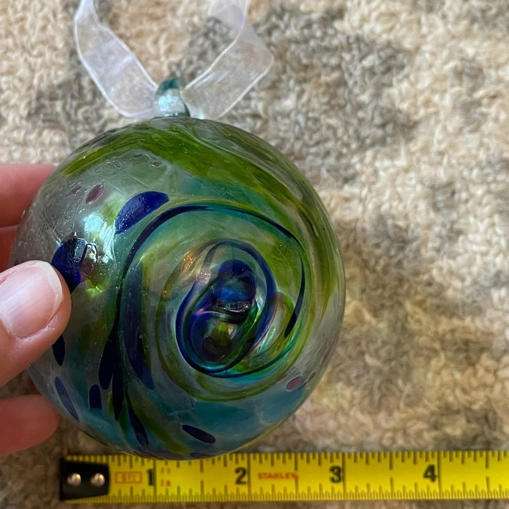 Crate&Barrel Glass Ornament